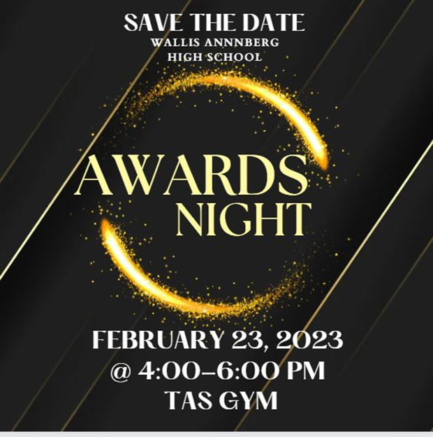 WAHS Awards Night – Save the Date!